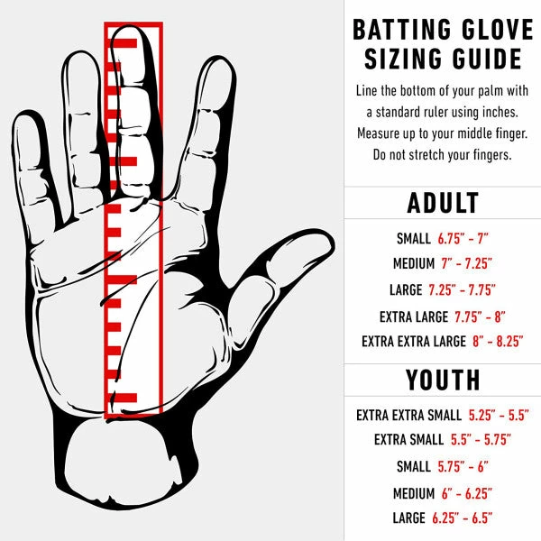 Franklin Sports Adult Digitek Baseball Batting Glove - Image 16