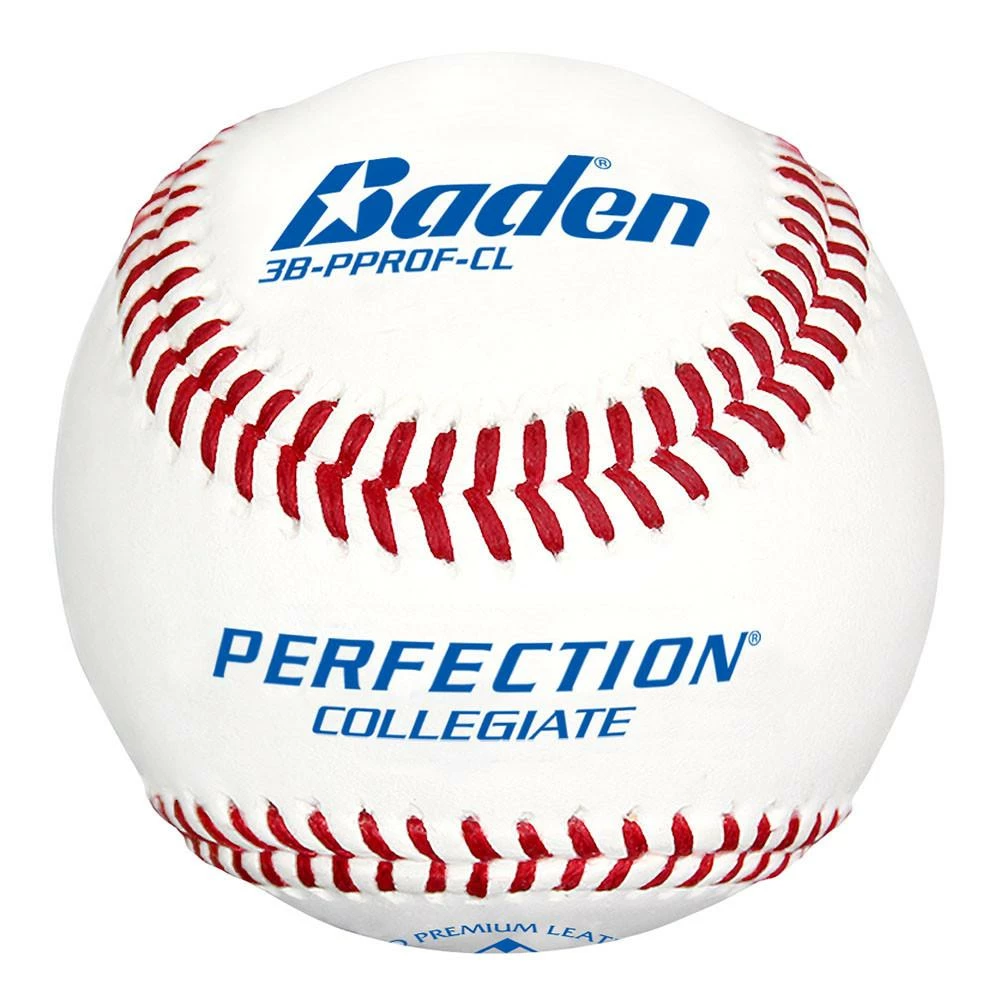 Baden Sports Perfection Collegiate Flat Seam Baseballs-1 Dozen