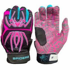 Spiderz Gloves Spiderz HYBRID - Black Vice Batting Gloves