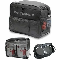 POWERNET Rolling Baseball/Softball Ball Bucket Caddy