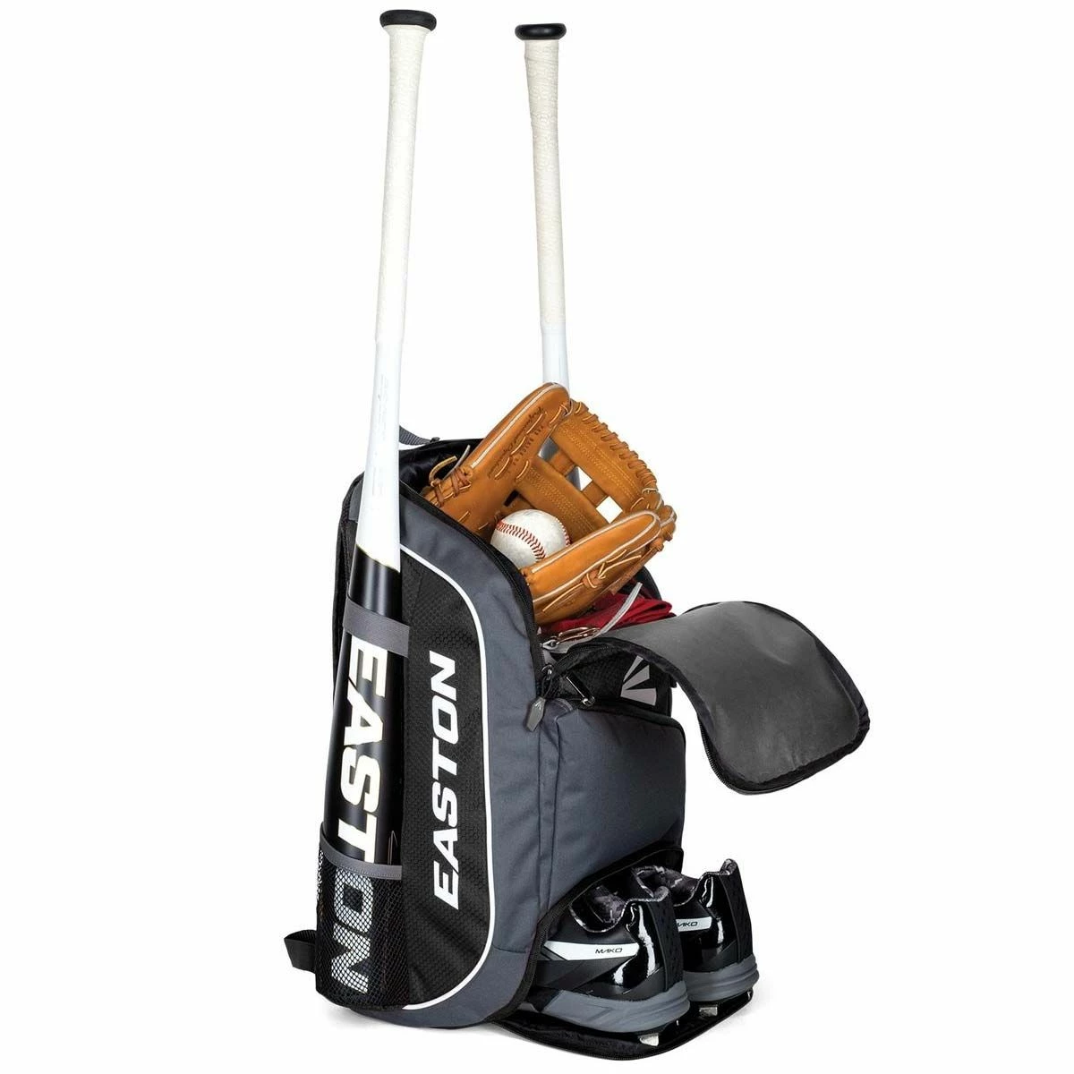 Easton Game Ready Backpack, 20"Hx12.5"Wx8.5"D Maroon - Image 3