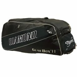 Diamond GBox II Catcher's Equipment Bag, 38"Lx15"Wx15"H Black