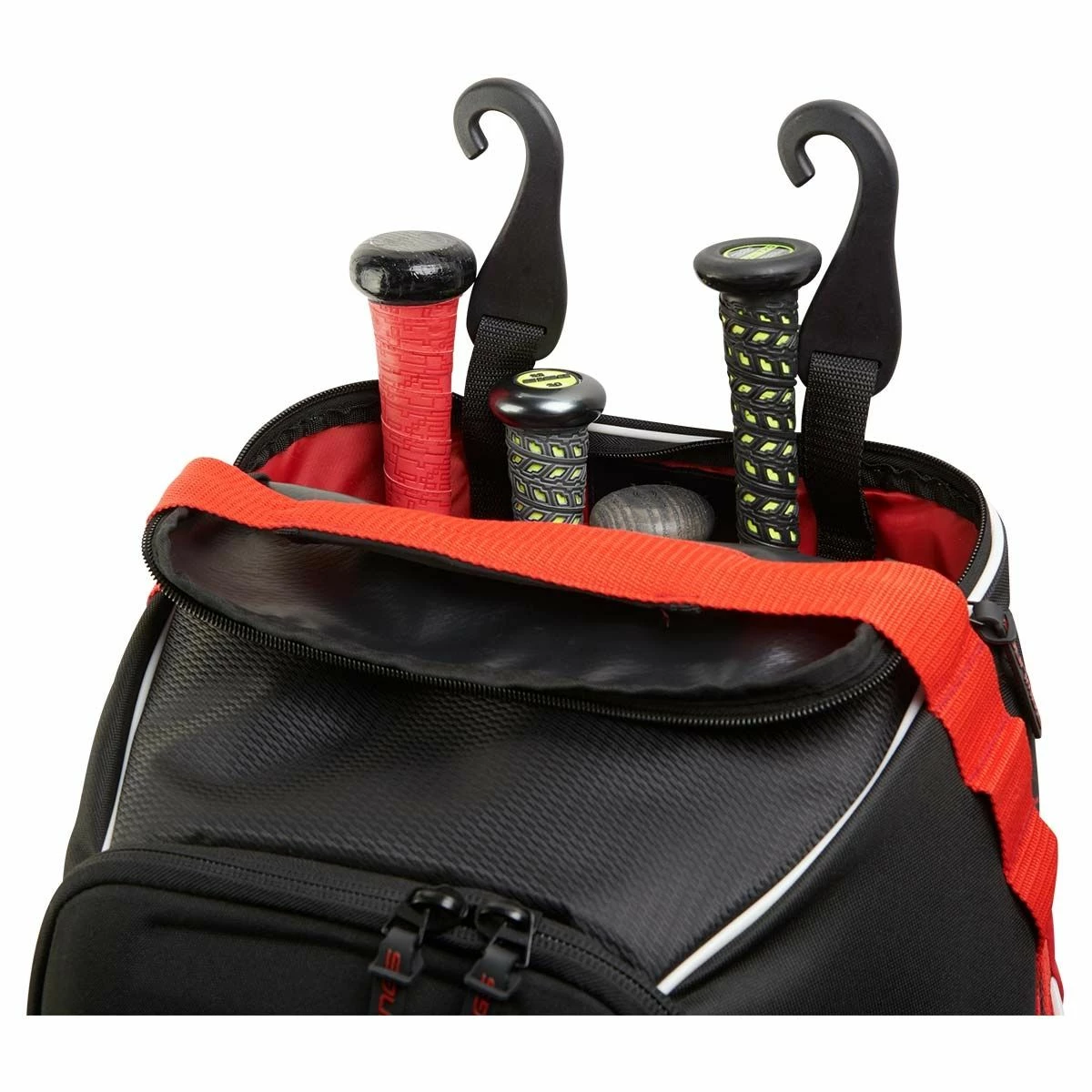 Rawlings R1502 Wheeled Catcher's Equipment Bag Black - Image 6