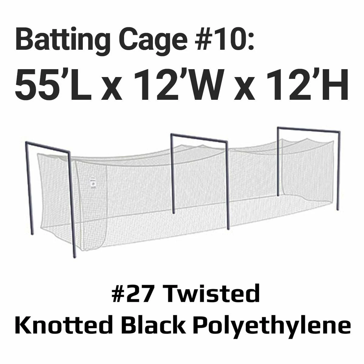 Jugs Softball Backyard Batting Tunnel Net Package - Image 2