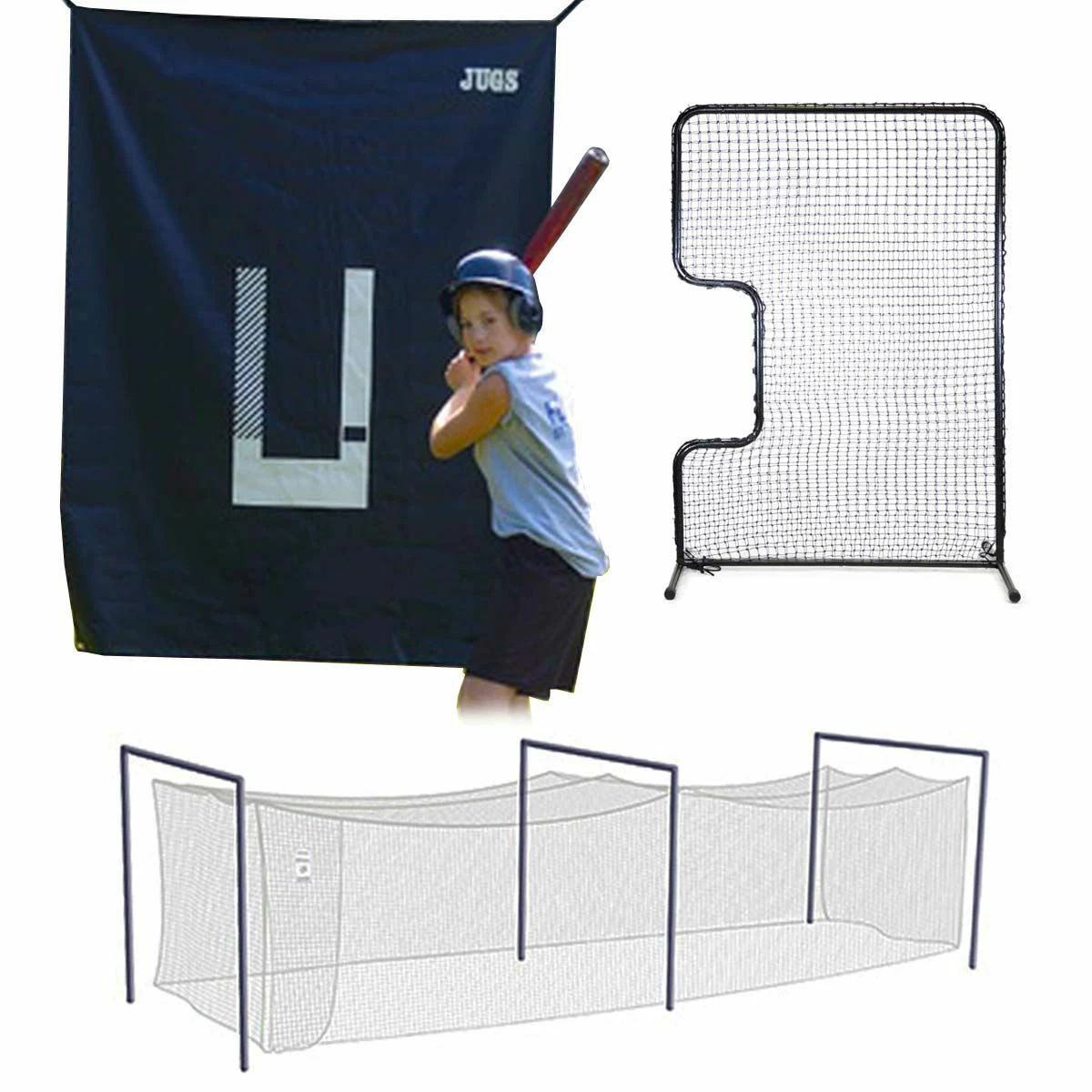 Jugs Softball Backyard Batting Tunnel Net Package