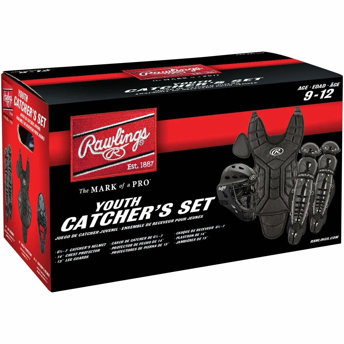 Rawlings Player Series Age 9-12 Catcher's Set, PLCSY - Image 2