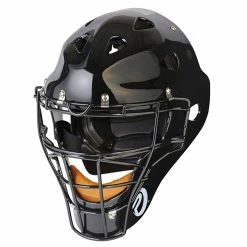 Pro Nine Adult Hockey Style Umpire Helmet Black