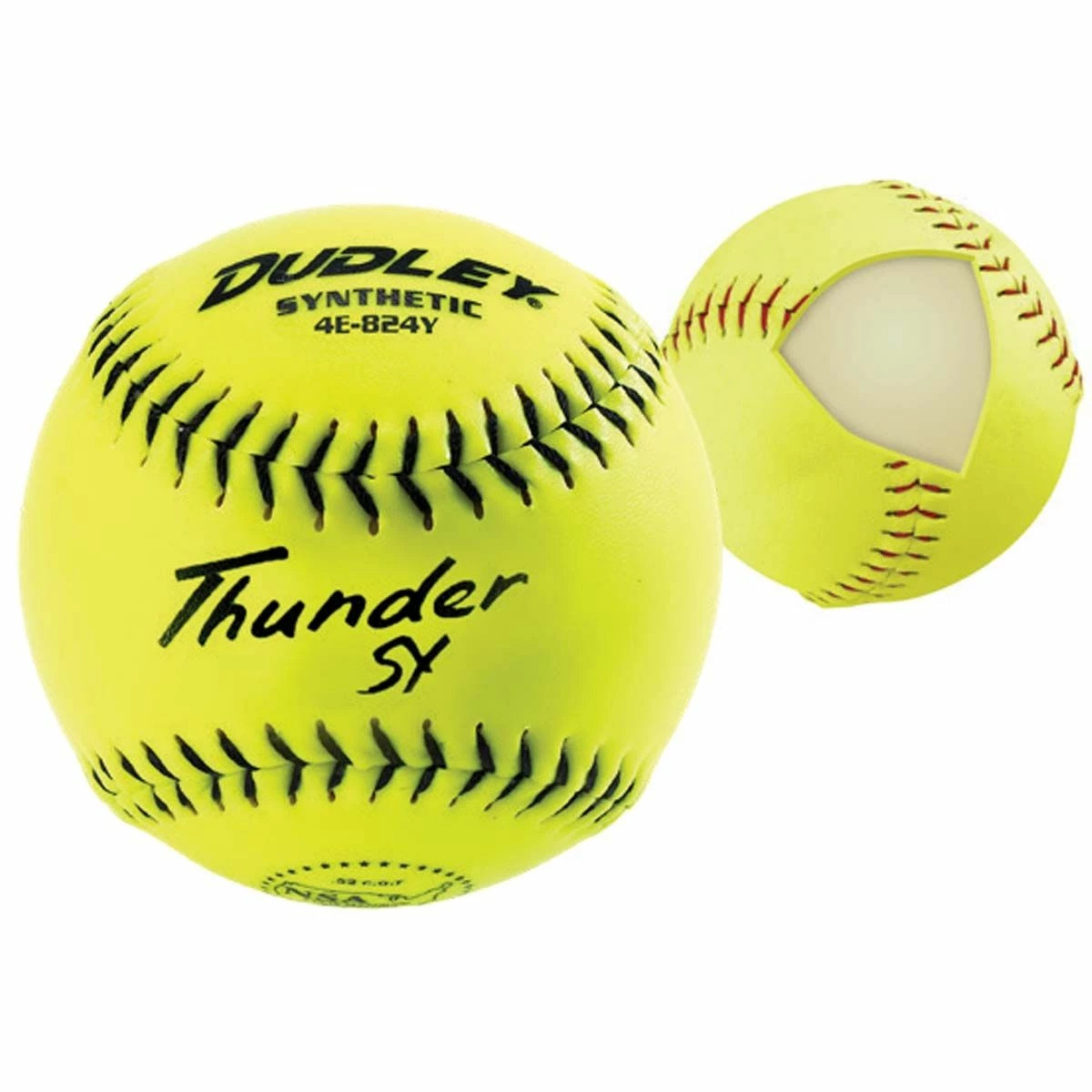Dudley 12", 4E824Y Thunder SY NSA ICON Synthetic Slowpitch Softballs, Dz - Image 2