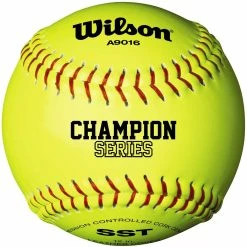 Wilson 12" A9016 47/375 Champion NFHS Leather Cork Softball, WTA9016BSST