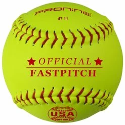 Pro Nine 11" 47 11 USA Leather Fastpitch Softballs, Dz