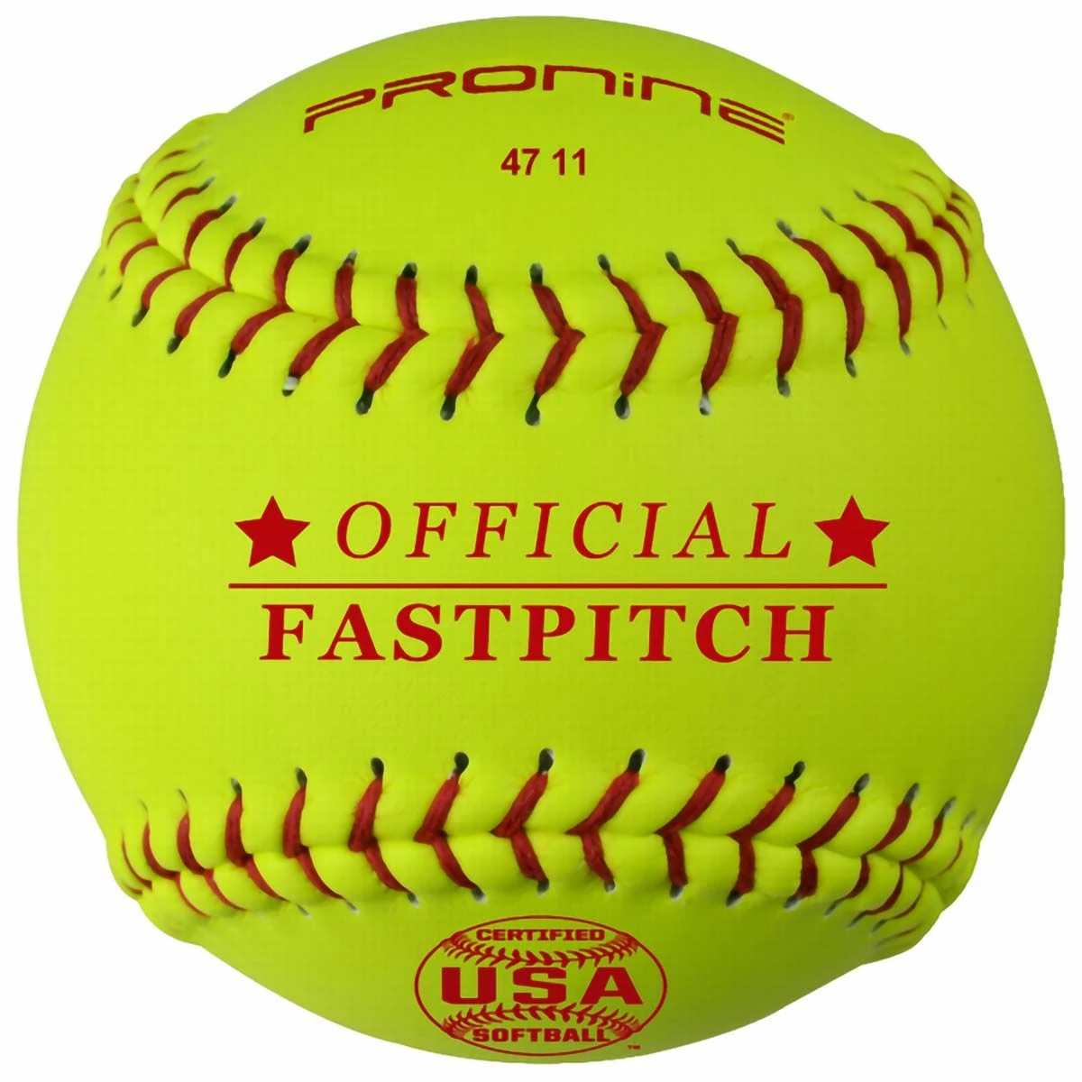 Pro Nine 11" 47 11 USA Leather Fastpitch Softballs, Dz
