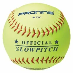 Pro Nine 12" 44/375 YSC Synthetic Slowpitch Softballs, Dz