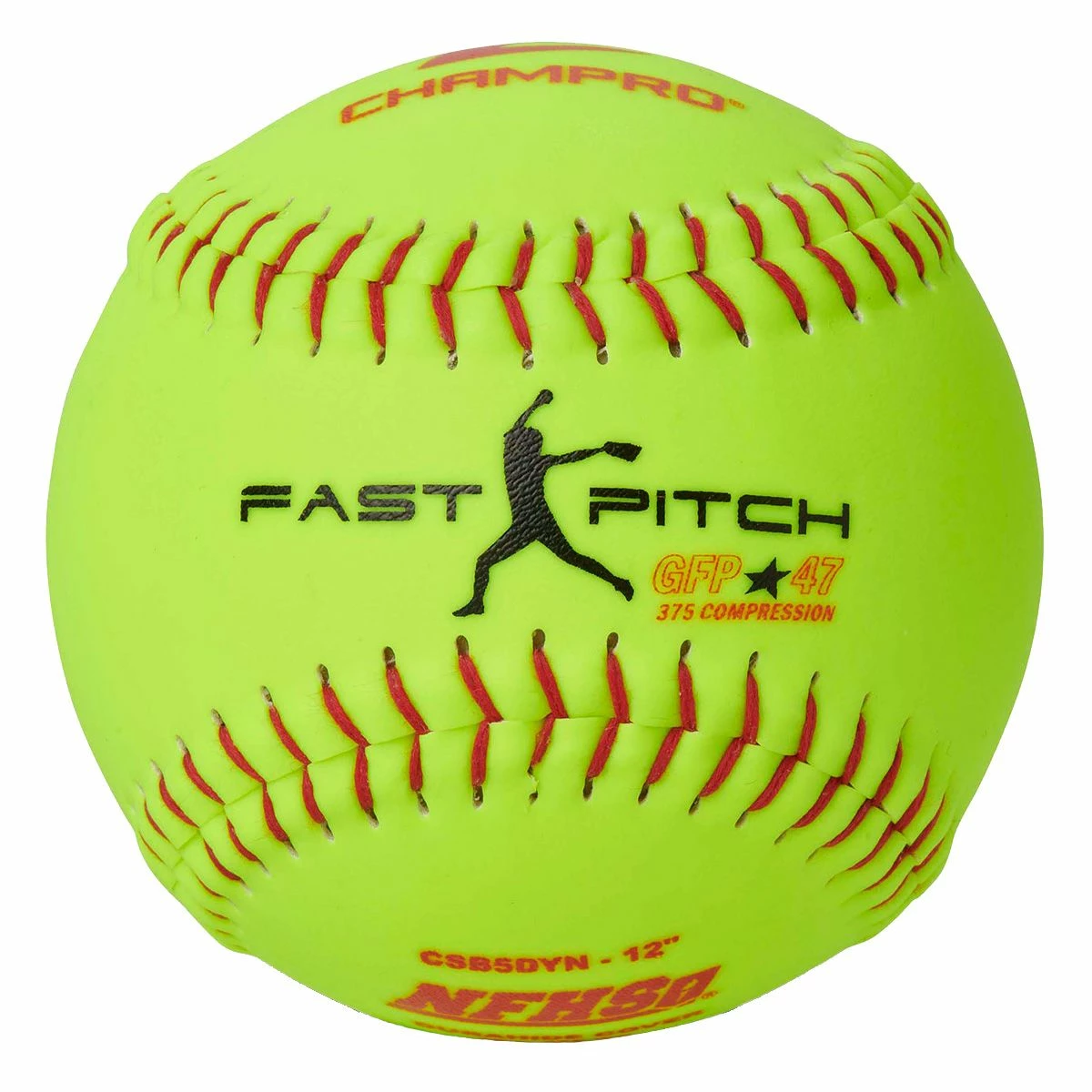Champro 12” CSB5DYN 47/375 NFHS Durahide Fastpitch Softballs