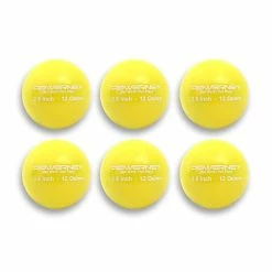POWERNET 2.8" Weighted Batting/Throwing Training Balls, 6pk