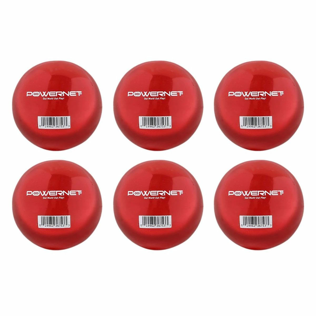 POWERNET 3.2" Weighted Batting/Throwing Training Balls, 6pk - Image 3