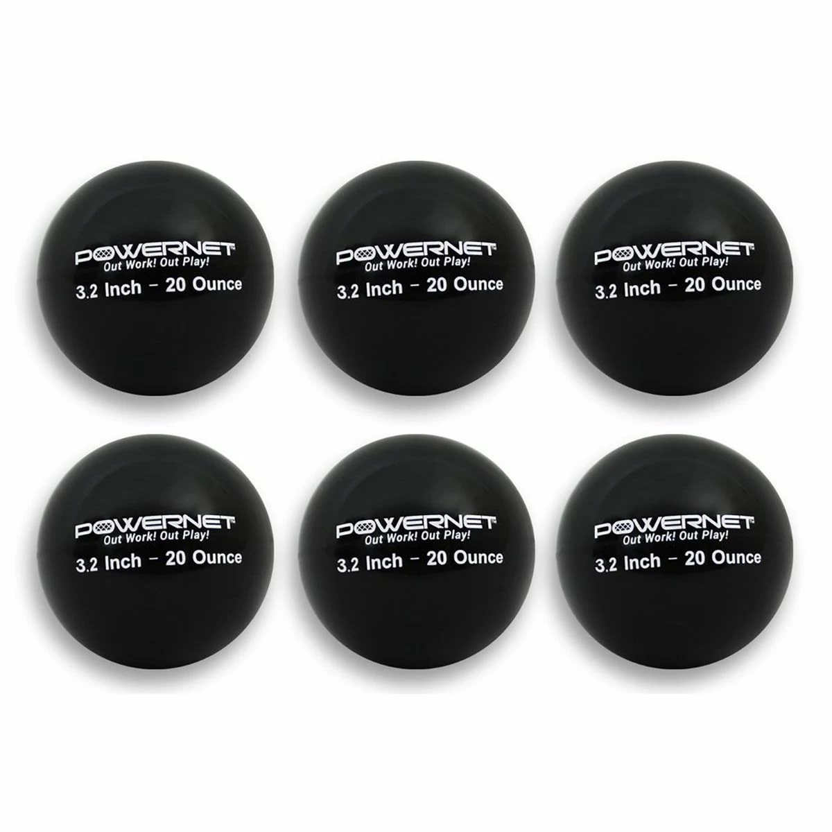 POWERNET 3.2" Weighted Batting/Throwing Training Balls, 6pk - Image 5