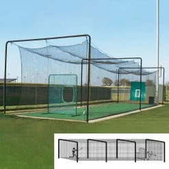 Athletic Connection 70' Varsity Batting Cage Tunnel Frame, 4-Section, Baseball/Softball