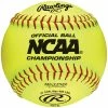Rawlings 12" NC12L NCAA Championship 47/400 Leather Fastpitch Softballs, Dz