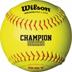 Wilson 11", 47/300 ASA Synthetic Fastpitch Softballs, WTA9306BASA-LOW, Dz