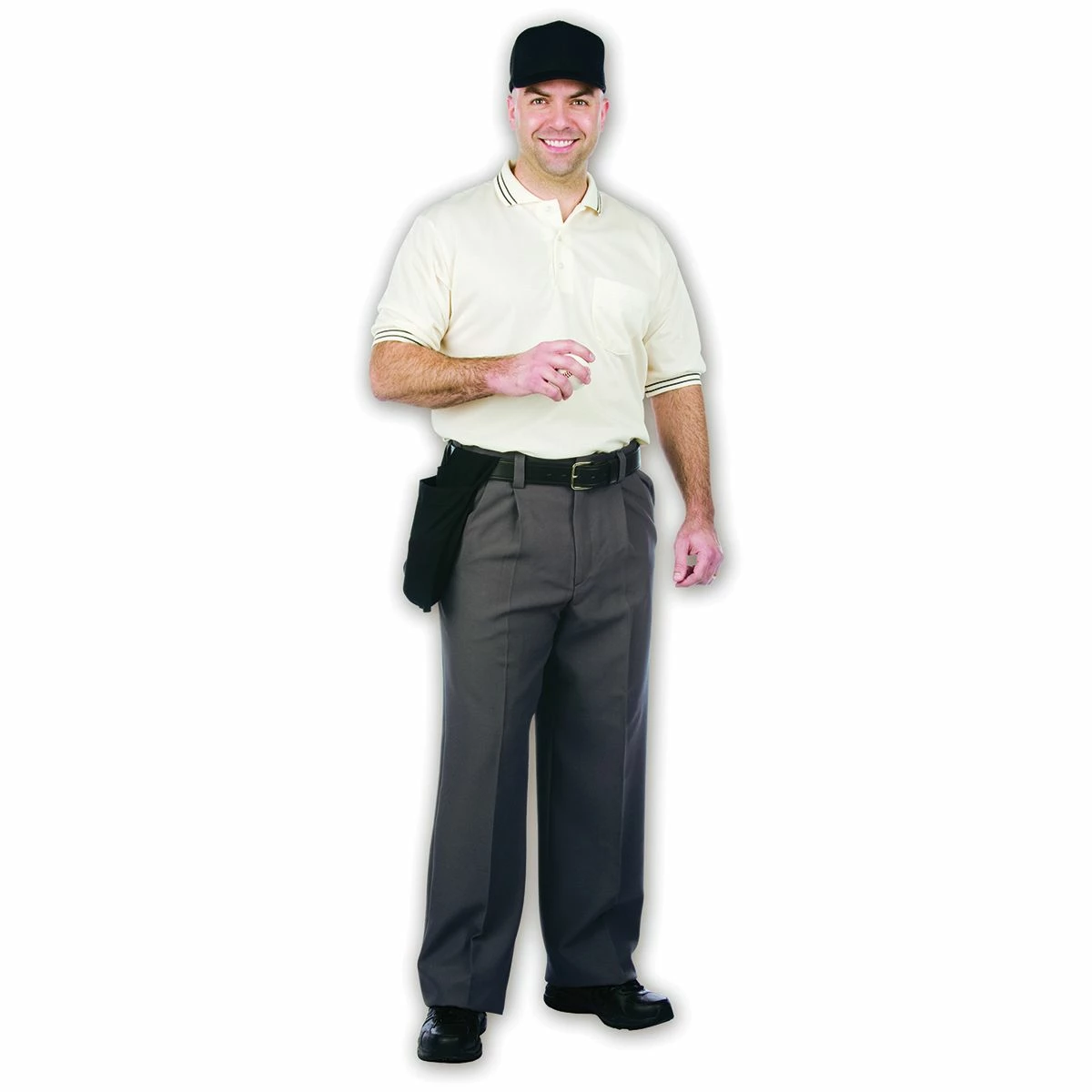 Dalco D9600 Pleat Front Umpire Pants, Charcoal - Image 3