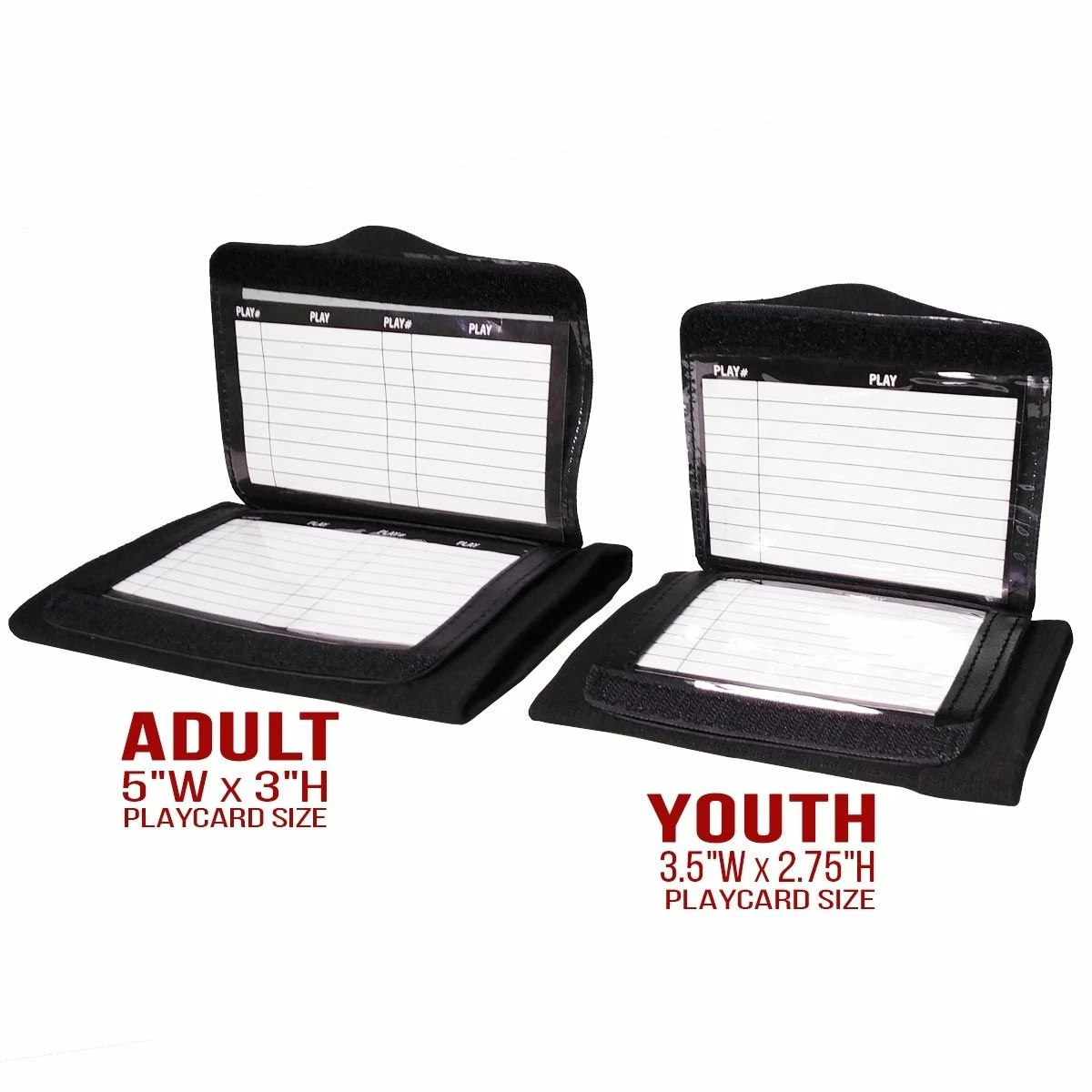 Champro TRIPLE Quarterback Playbook Wrist Band Optic Yellow - Image 3